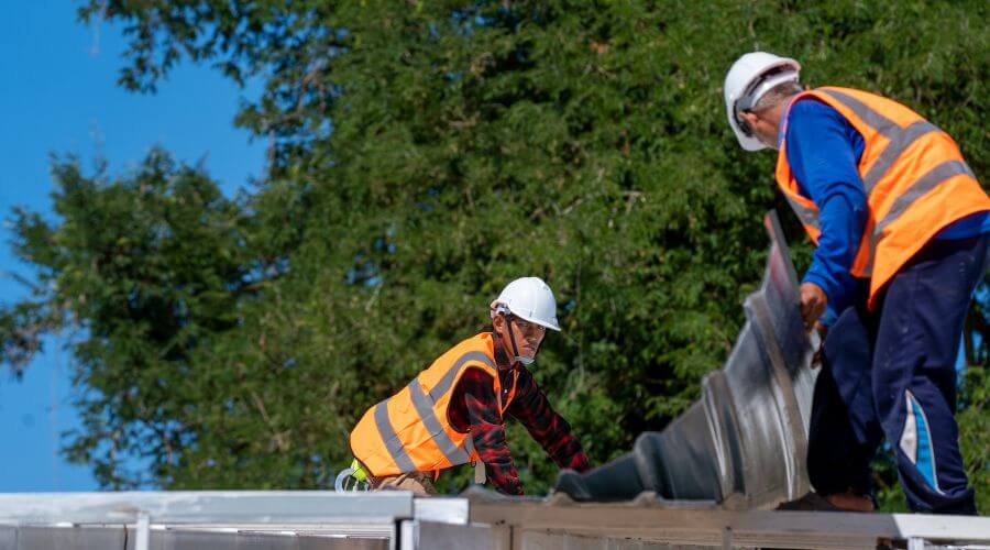 Professional new roof installation services in Ernul, NC